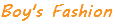 Boy's Fashion